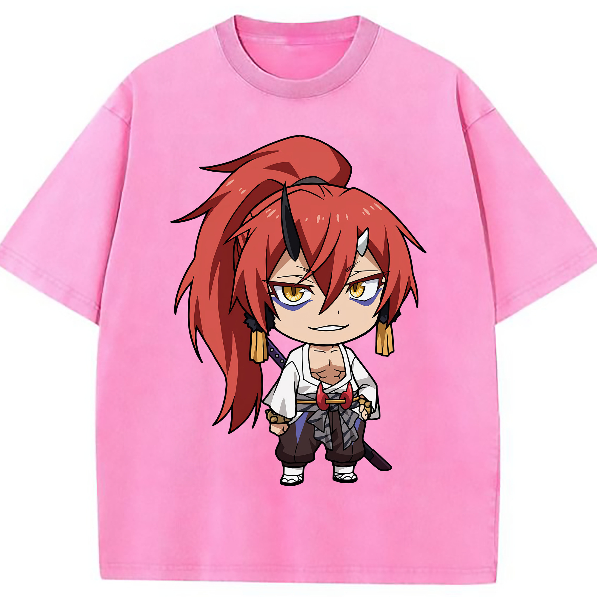 （画像用） 転スラ Regarding Reincarnated to Slime 綿100% ヴィンテージ風 半袖Tシャツ（フロントプリント）